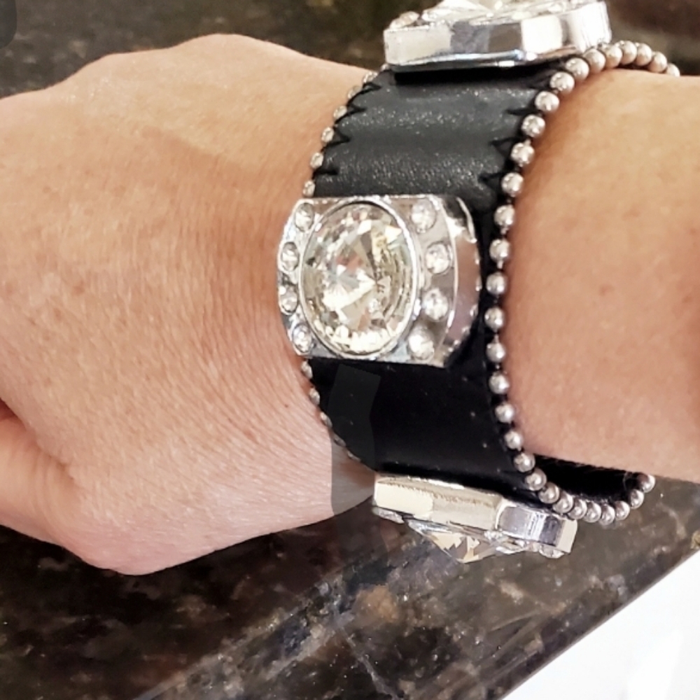 Leather like bracelet new